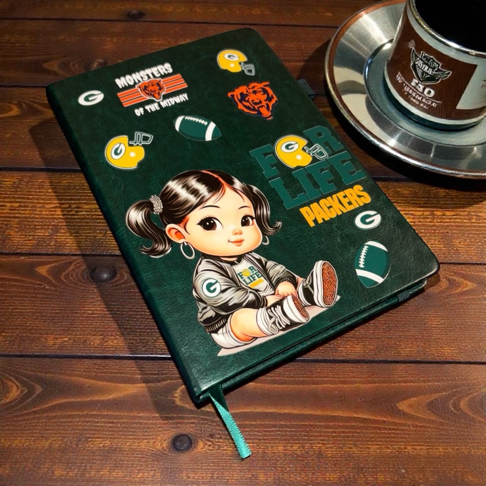 Green Bay Packers Themed Notebook